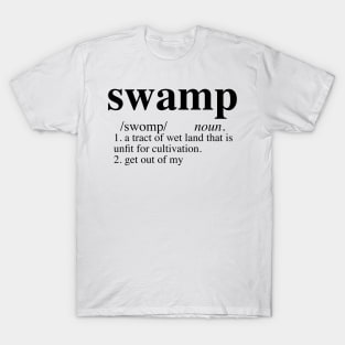 Swamp Dictionary Funny Ogre T-Shirt